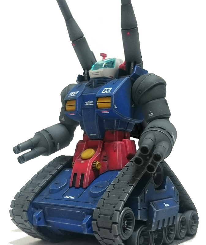 ガンプラHGガンタンク塗装改造完成品 - プラモデル